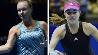 Kiki Bertens vs Ana Ivanovic IPTL Singapore 2016 Match 10 Singapore Slammers vs UAE Royals [upl. by Nosille]