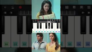 Raja❤️Rani Bgm piano notes Easy piano tutoria  piano tutorial shorts viralvideo youtubeshorts [upl. by Algernon]