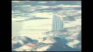 Very strange structure in mountains filmed from plane [upl. by Sheng]