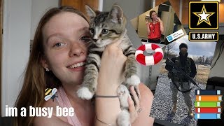 HOW I BALANCE ARMY ROTC COLLEGE WORK YOUTUBE AND MY PETS [upl. by Offen]