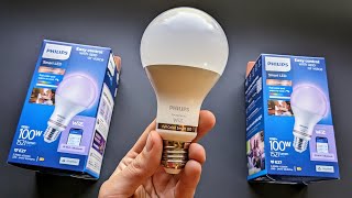 Philips Wiz Lights Review  BEST Value For Money RGB LED Smart Light Bulbs  90 CRI [upl. by Andriana]