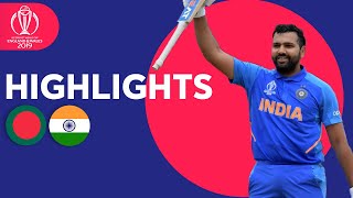 Rohit Hits Ton amp Bumrah Masterclass  Bangladesh vs India  Highlights  ICC Cricket World Cup 2019 [upl. by Abrahams]