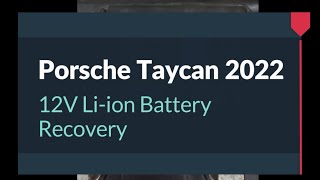 Porsche Taycan 12V Liion Battery Repair Using the X431 IMMO PAD and ELB300 Battery Cell Equalizer [upl. by Callista]