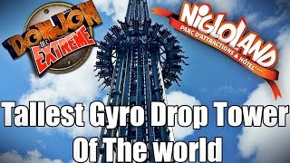 Le Donjon de LExtrême  Tallest Gyro Drop Tower Epic Music Montage  Nigloland [upl. by Nomolos]