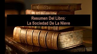 Resumen Del Libro La Sociedad De La Nieve [upl. by Salazar]