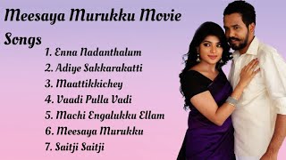 Meesaya Murukku Songs  HipHop Tamizha  Adhi  Tamil Love Songs [upl. by Labinnah]