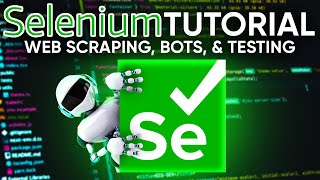 Python Selenium Tutorial  Automate Websites and Create Bots [upl. by Hnao]