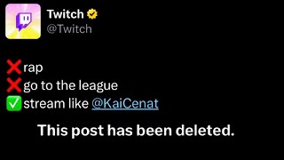 Twitch Deleted This Tweet But The Internet SAVED IT [upl. by Dixie]