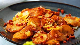 Quick amp Easy PanFried Potatoes With Bacon – Save Time amp Stop Parboiling Your Potatoes [upl. by Anivlek]