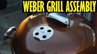 Weber Original Kettle Premium Grill Assembly [upl. by Aden]