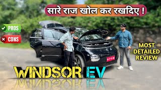 MG Windsor Ev Ownership Review  Drive Review Range Test  Problems and Pros in Windsor  Baas [upl. by Manny990]