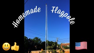 Home Made Flagpole From Pipe [upl. by Letsirk292]