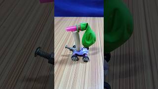 How To Make A Flute Balloon Car kaise banaye bansuri balloon car shorts shorts video [upl. by Akit219]