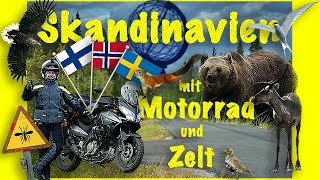 🇫🇮🇳🇴🇸🇪 2022MotorradReise 9’000km durch Skandinavien ans Nordkap🏍 [upl. by Eeluj210]