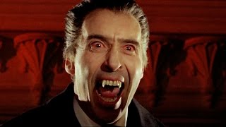 Christopher Lee as Dracula Bite Montage [upl. by Belak]