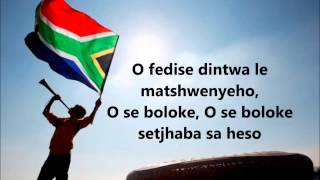 Nkosi Sikelel iAfrika south african national anthem with lyrics  Inno nazionale sudafricano [upl. by Monteria]