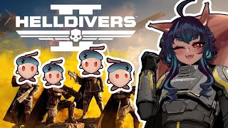 HELLDIVERS 2 w NUTLETS BEHAVE FOR DEMOCRACY  vtuber anime helldivers2 [upl. by Yngiram]