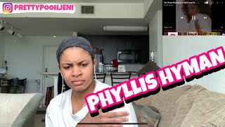 FIRST LISTEN TO PHYLLIS HYMAN YOU KNOW HOW TO LOVE ME REACTION ❤️ [upl. by Asirrom]