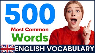 500 Most Common ENGLISH Words  British Pronunciation  Part 1 [upl. by Mano]