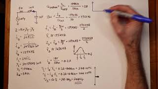 AC Electrical Circuit Analysis Series Resonance Example [upl. by Garlanda]