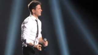 NKOTB  Joe McIntyre  Please Dont Go Girl  live at Staples Center 2013 [upl. by Ahtebbat]