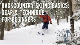 Backcountry Skiing Basics Gear amp Technique  Beginners Guide [upl. by Calica]