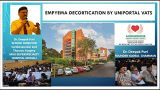 EMPYEMA DECORTICATIONS BY UNIPORTAL VATS [upl. by Janelle]