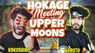 Hokage Meeting Upper Moons 😂  Naruto X Demon Slayer Part  2 [upl. by Htes]