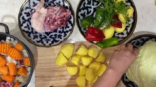 DIMLAMA TAYYORLASH  ДЫМЛЯМА ОЧЕНВКУСНАЯ ЕДА  VERY DELICIOUSFOOD [upl. by Beera542]