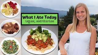 VEGAN NUTRITARIAN Meal Ideas  What I Ate Today [upl. by Germain]