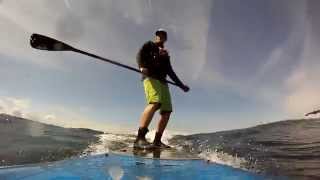 Freighter Wave Paddle Board Surfing in Seattle  31414 [upl. by Ponzo]