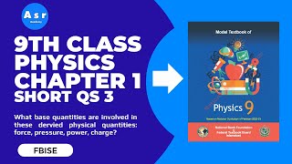 9th Class Physics Chapter 1 Exercise Solution for Short Question 3 [upl. by Lazos]