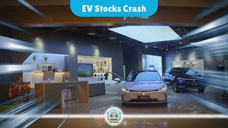 Electric Vehicle Stocks Plummet Amid Trump Administration Tax Credit Plans [upl. by Aener]