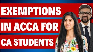 ACCA Exemptions For CA Inter Students amp Graduates  Exemptions In ACCA 2021  Learn91 [upl. by Naillimxam888]