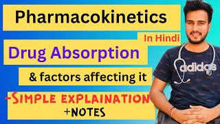 PharmacokineticsDrug AbsorptionFactors affecting drug absorption [upl. by Midge]