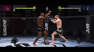 UFC Mobile 2  Francis Ngannou VS Misha Cirkunov Gameplay [upl. by Hterag]