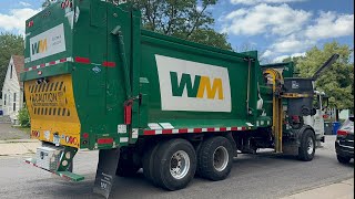 Fast WM Autocar ACX McNeilus ZR Garbage Truck with a CNG Tailgate [upl. by Htrag614]