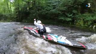 Championnats du monde de kayak à Treignac  reconnaissance du parcours [upl. by Grizel]