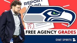 NFL Free Agency Grades For The Seattle Seahawks Grading The 13 Players Signed This Offseason So Far [upl. by Nalac476]