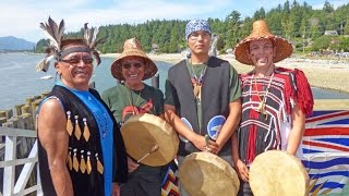 shishalh welcoming song Sechelt Sunshine Coast BC [upl. by Arytal935]