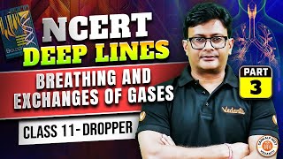 BREATHING AND EXCHANGE OF GASES CLASS 11 DROPPER  NCERT DEEP LINES  NCERT FOR NEET 2025 BY MD SIR [upl. by Yelyac520]