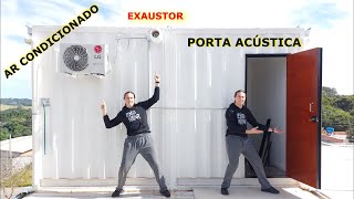 ARCONDICIONADO EXAUSTOR E PORTA ACÚSTICA NA SUÍTE DO COITO EP 16  TEMP  04 [upl. by Kral602]