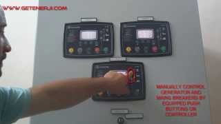 Diesel generators synchronizing with mains [upl. by Amund]