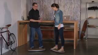 FluidStance  The Standing Desk Balance Board Made to Keep You Moving [upl. by Boehmer]