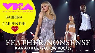 Sabrina Carpenter  FeatherNonsense Live Karaoke StudioFrom VMAS 2023 [upl. by Einohtna]