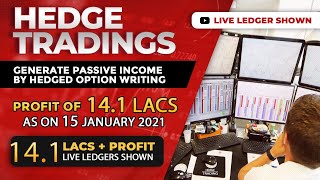 Hedge Trading  Current Profit 1410 Lac Expected Profit 50 Lac  Live 15th Jan Open Positions [upl. by Turpin124]