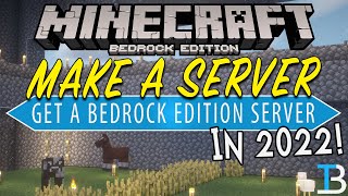 How To Make A Minecraft Bedrock Server 2022 [upl. by Ahsiket]