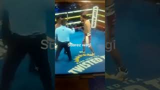 boxing Suarez wagi vs Castaneda [upl. by Nylyram]