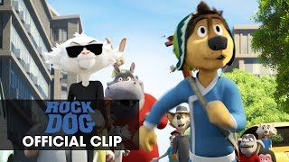 Rock Dog 2017 Movie – Official Clip “The Chase” [upl. by Mur664]