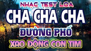 NHẠC TEST LOA ASIA CHA CHA CHA ĐƯỜNG PHỐ XAO ĐỘNG CON TIM🎵 Nhạc Hòa Tấu Không Lời Đẳng Cấp Quốc Tế [upl. by Annawek]